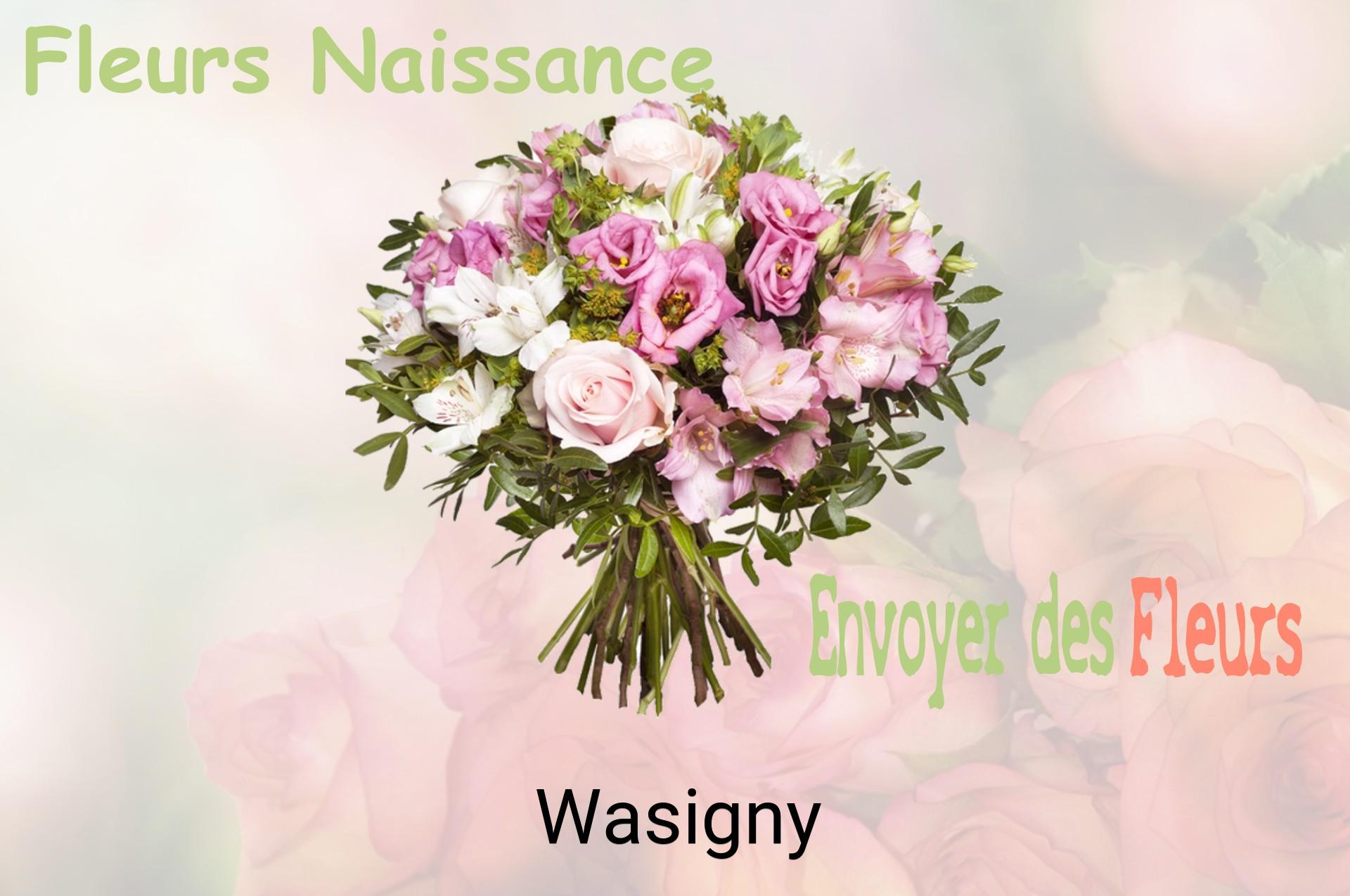 Bouquet de fleurs de naissance livré à Wasigny